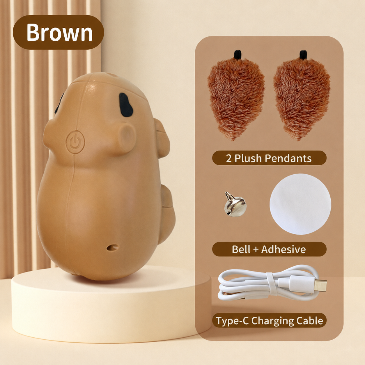 Smart Capybara Automatic Lifting Cat Toy