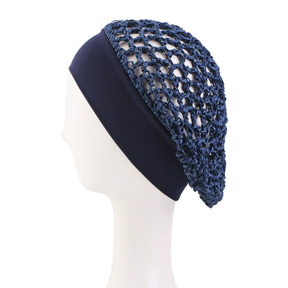 Stretchy Wide-Edge Sleeping Cap Set, Soft Protection Bonnet for Nighttime Hair Care & Beauty💤