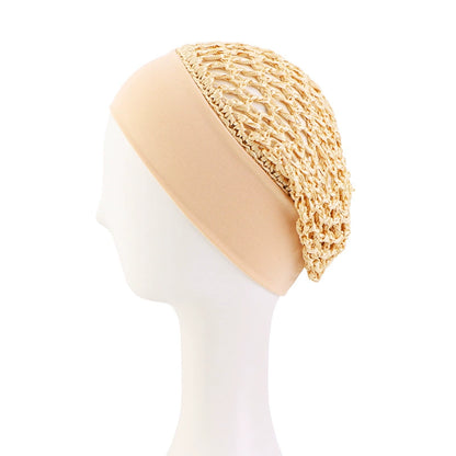 Stretchy Wide-Edge Sleeping Cap Set, Soft Protection Bonnet for Nighttime Hair Care & Beauty💤