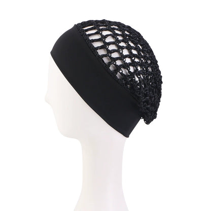 Stretchy Wide-Edge Sleeping Cap Set, Soft Protection Bonnet for Nighttime Hair Care & Beauty💤