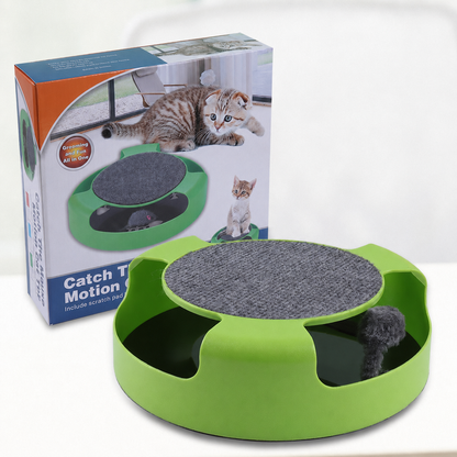 360° Interactive Mouse Chase Cat Toy
