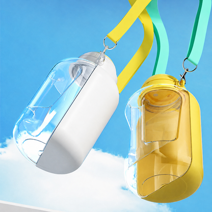 2-in-1 Portable Dog Water & Food Bottle