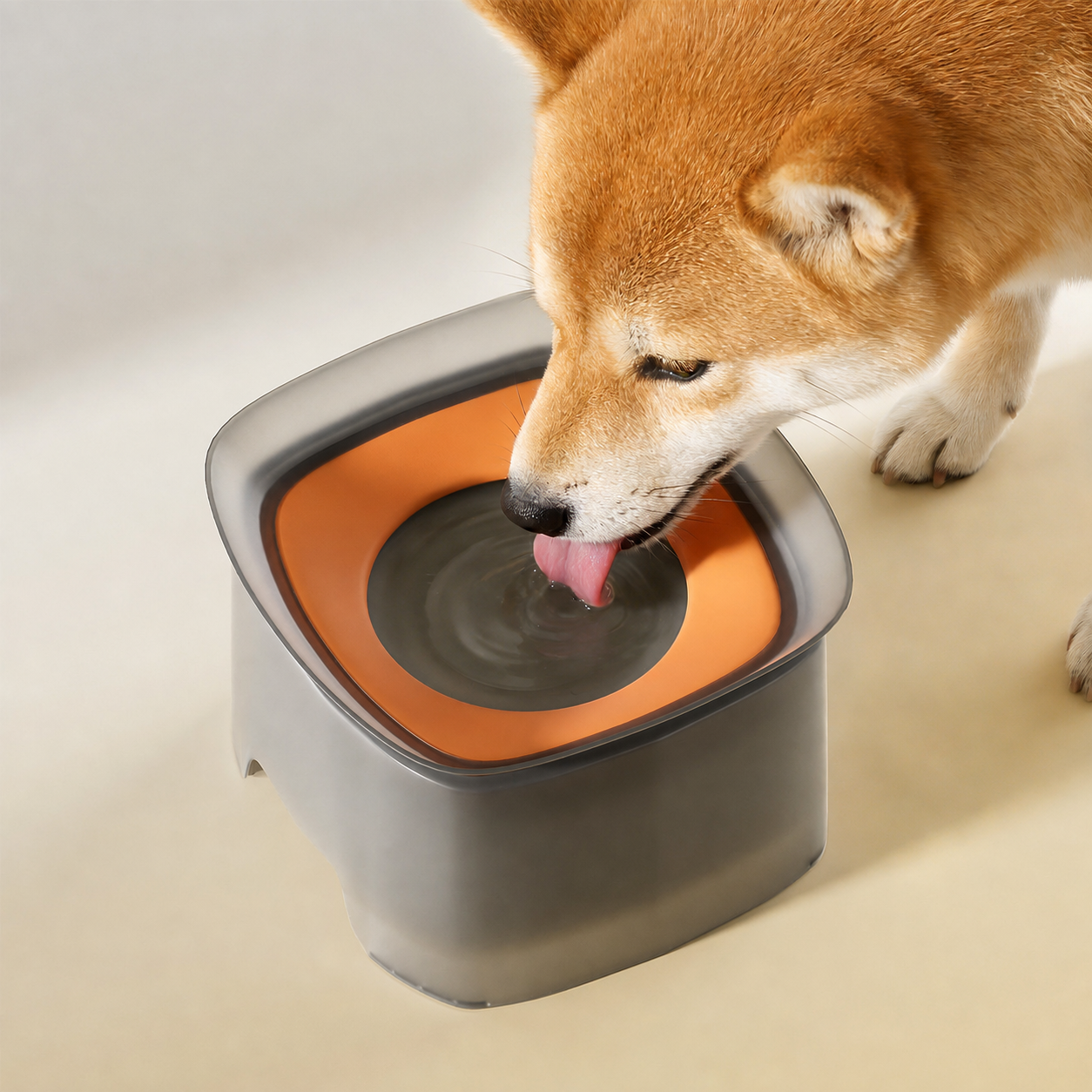 No-Spill Floating Pet Water Bowl