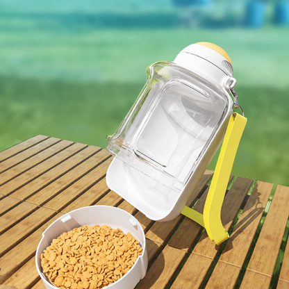 2-in-1 Portable Dog Water & Food Bottle
