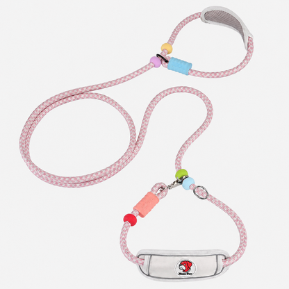 Multifunctional Heavy-Duty Dog Leash with Padded Neck Support
