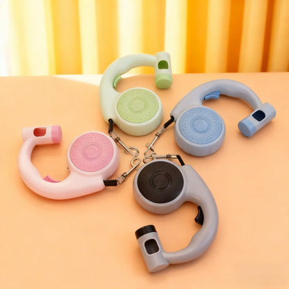 5M Retractable Dog Leash with Built-In Waste Bag Holder