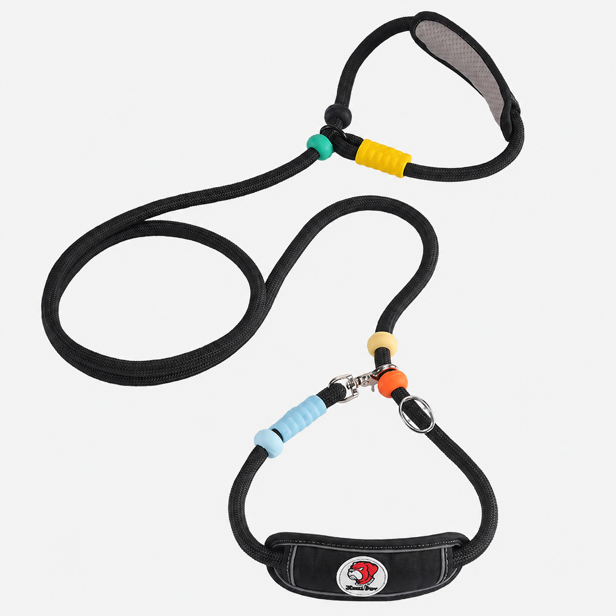 Multifunctional Heavy-Duty Dog Leash with Padded Neck Support