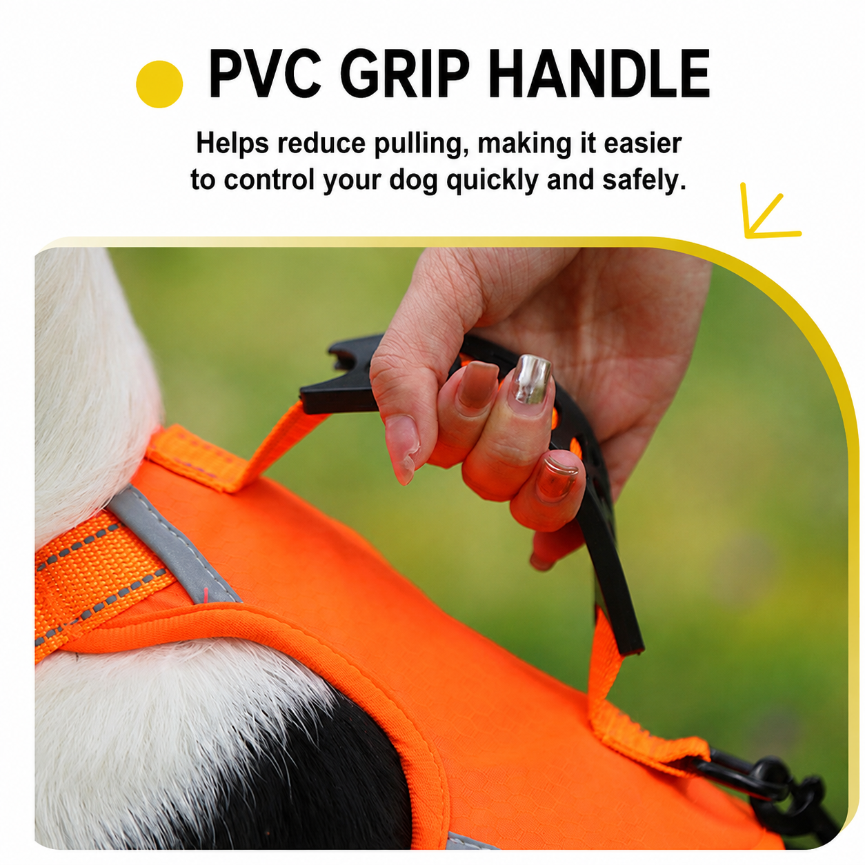 Reflective Adjustable Dog Harness with Control Handle