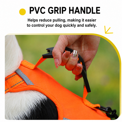 Reflective Adjustable Dog Harness with Control Handle