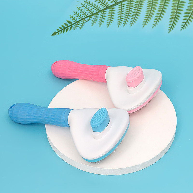 One-Touch Self-Cleaning Pet Grooming Brush