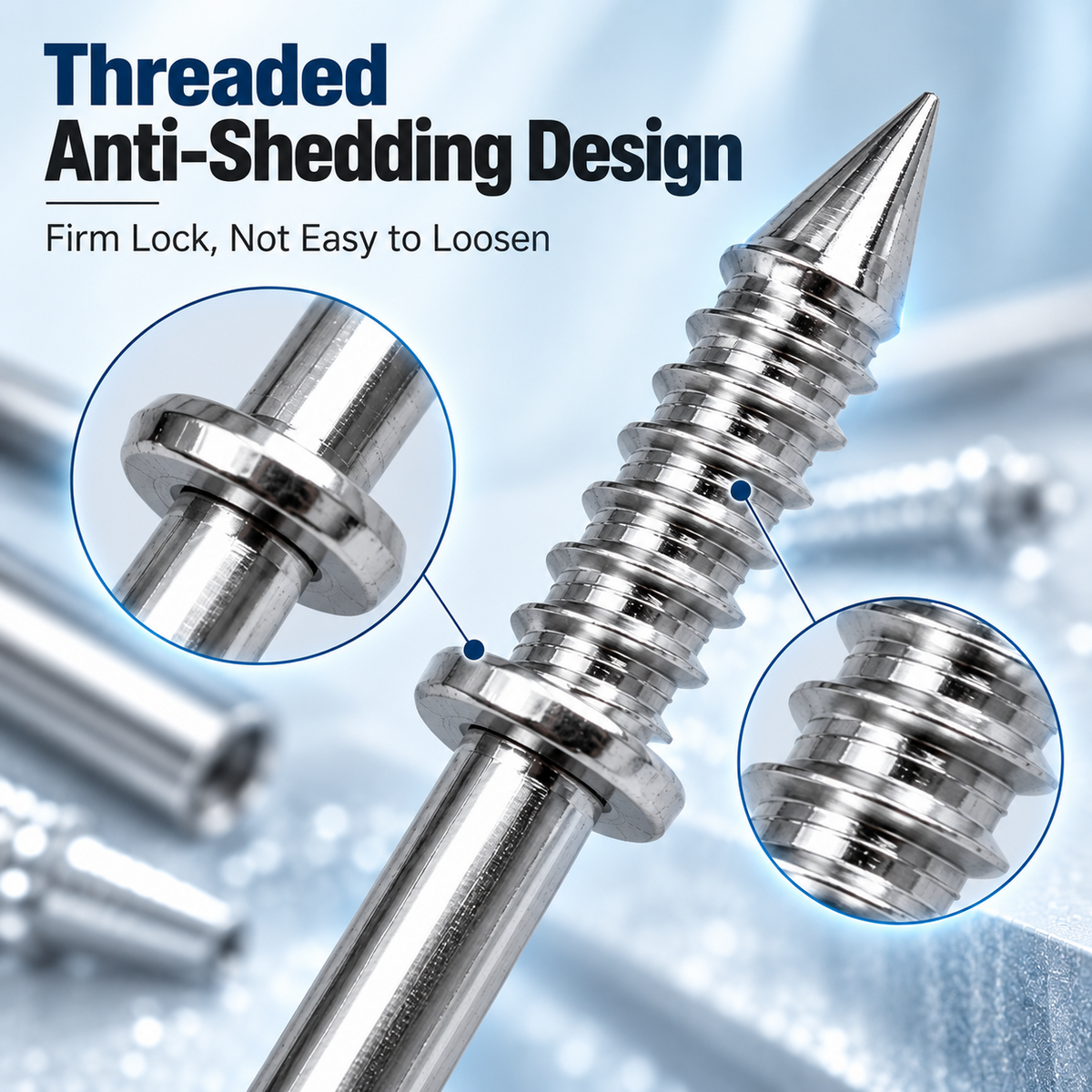 100 Double-Headed Carbon Steel Baseboard Nails🔩