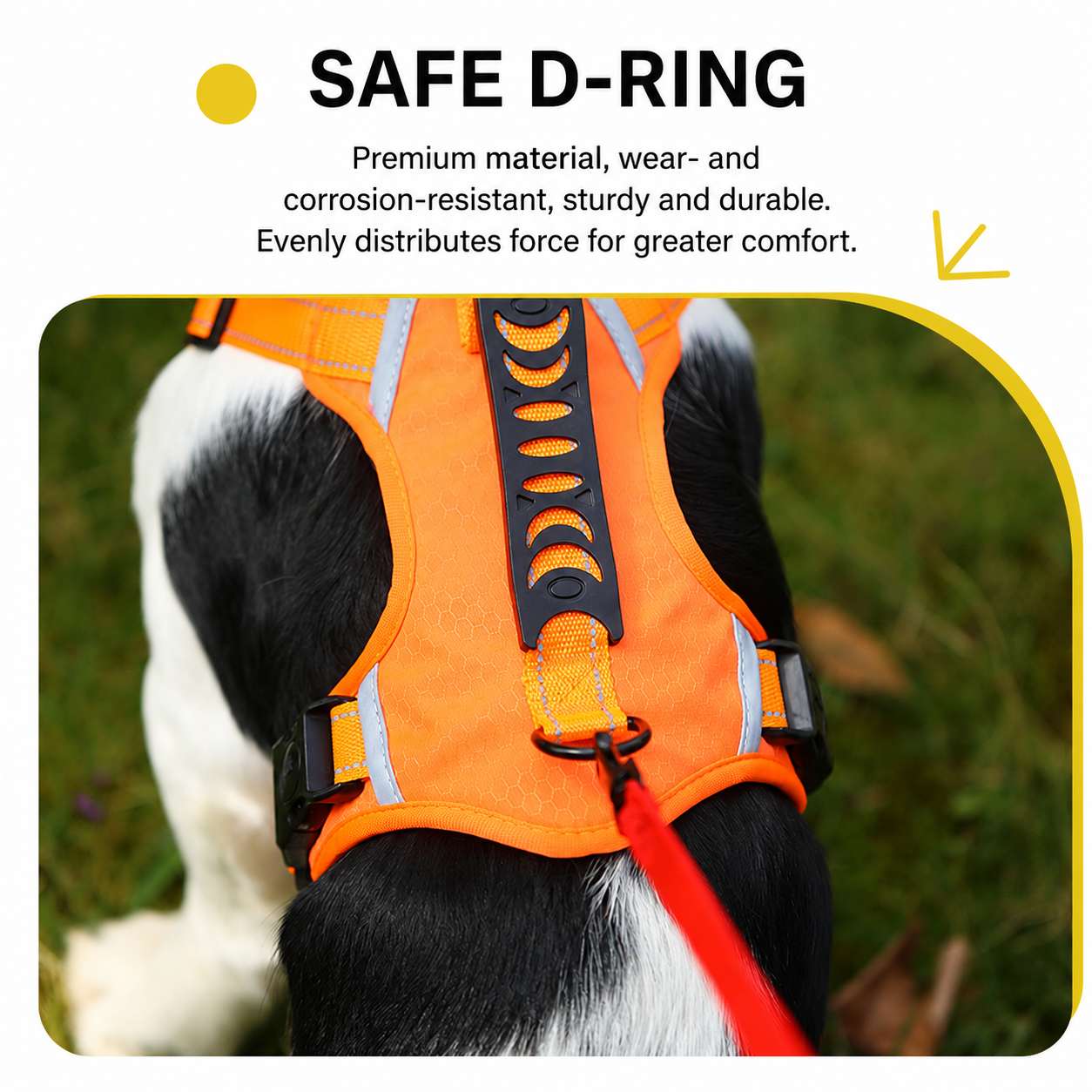 Reflective Adjustable Dog Harness with Control Handle