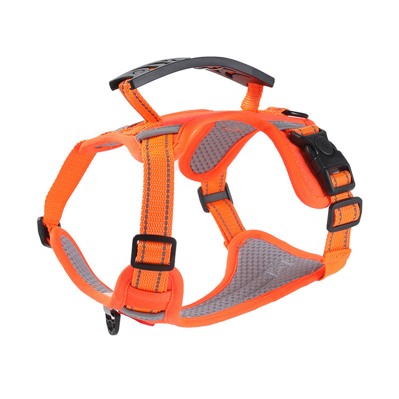 Reflective Adjustable Dog Harness with Control Handle