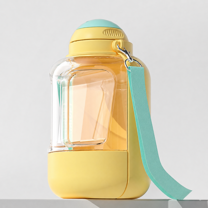 2-in-1 Portable Dog Water & Food Bottle