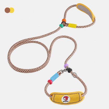 Multifunctional Heavy-Duty Dog Leash with Padded Neck Support