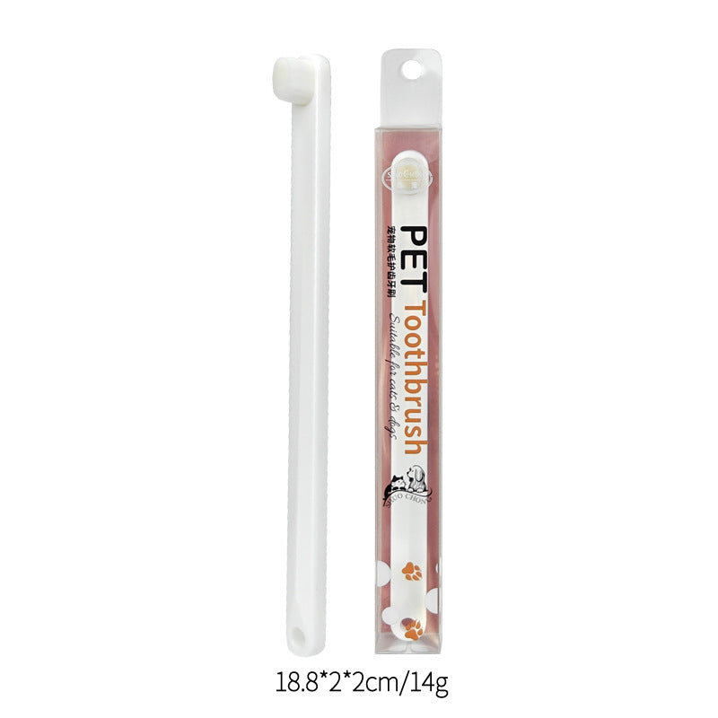 Ultra-Soft Compact Pet Toothbrush