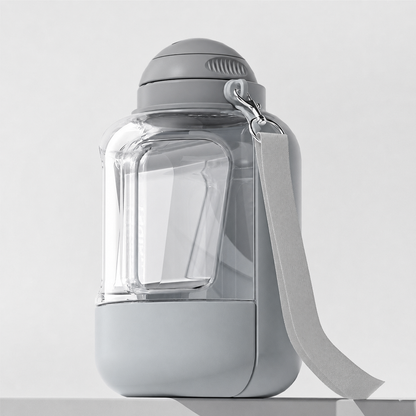 2-in-1 Portable Dog Water & Food Bottle