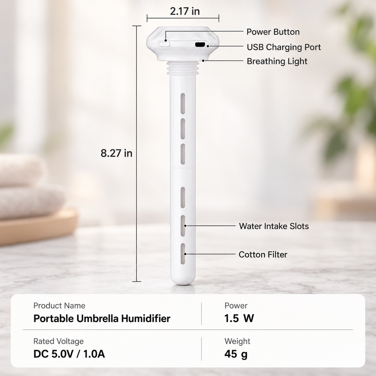 💧Mini Portable Umbrella Humidifier
