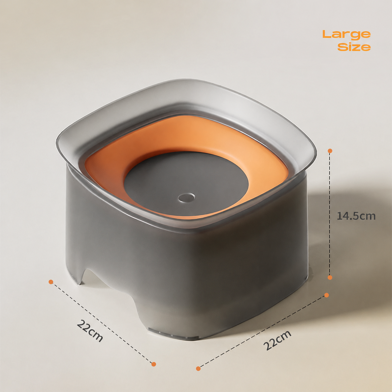 No-Spill Floating Pet Water Bowl