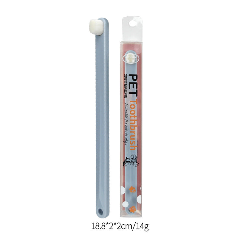 Ultra-Soft Compact Pet Toothbrush