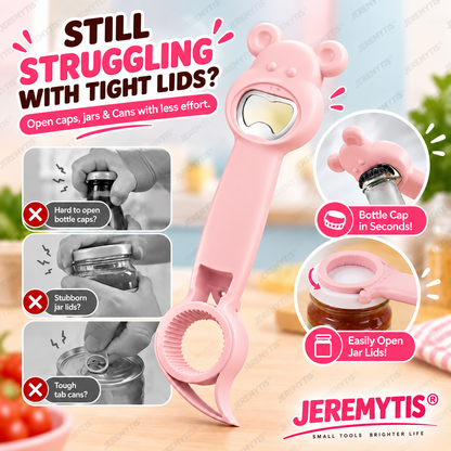Multifunctional 4-in-1 Bottle Opener