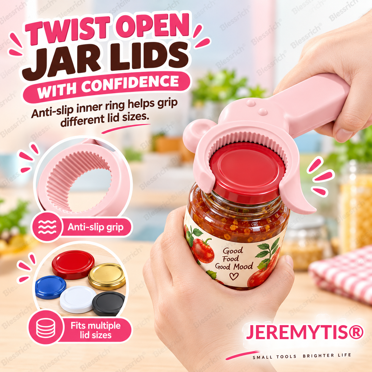 Multifunctional 4-in-1 Bottle Opener