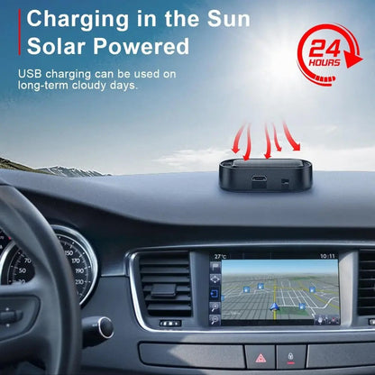 🚨 2-Pack Solar Powered Fake Car Alarm Light – Auto-Sensing LED Security Warning Light