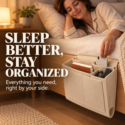 Bedside Hanging Organizer, Convenient Storage for Daily Essentials